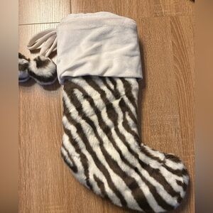 Pottery Barn Teen Faux Fur Stocking